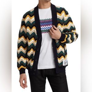 Missoni Chevron Knit Cardigan.  Size IT 46. Retail:$1440
